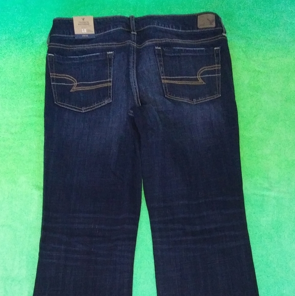 AE Favorite Boyfriend LowRise Stretch 12R NWT! - Picture 5 of 12